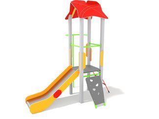 Turnuleț cu tobogan pentru loc de joacă - BGL-00102 imagine principala