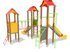 Set cu trei turnuri cu tobogane pentru loc de joacă - BGL-00813 miniatura 2