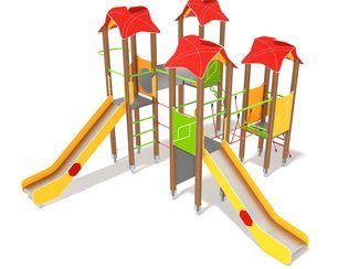 Set cu patru turnuri pentru loc de joacă - BGL-00814 imagine principala