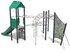 Set turnuri cu panou de cățărare pentru loc de joacă - BGL-1113 RECYCLED miniatura 2