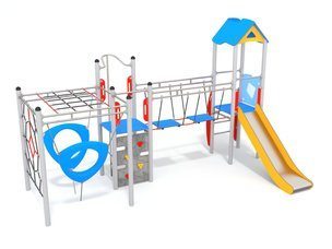 Set turnuri cu structură de frânghii pentru loc de joacă - BGL-1136