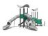 Set cu două turnuri pentru loc de joacă din materiale reciclate - BGL-1215 RECYCLED miniatura 1