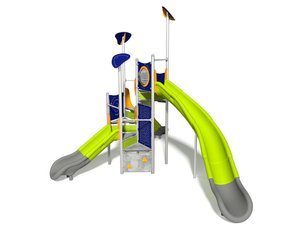 Turn cu tobogane pentru loc de joacă - BGL-1707 inox