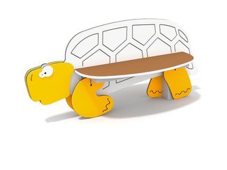 Bancă cu spătar animal pentru loc de joacă - BGL-2015 imagine principala