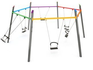 Leagăn multipersoane pentru loc de joacă - BGL-3012 imagine principala