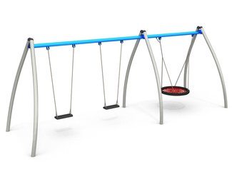 Leagăn triplu pentru loc de joacă - BGL-3026 imagine principala