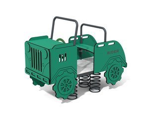 Balansoar mașină din materiale reciclate pentru loc de joacă - BGL-4034 RECYCLED