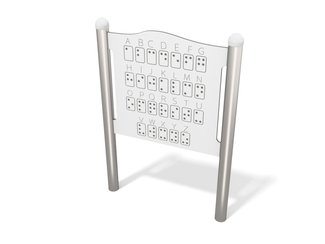 Panou educațional alfabet Braille pentru loc de joacă - BGL-4122 imagine principala