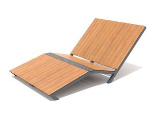 Șezlong urban dublu - BGL-6044