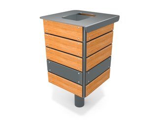 Coș de gunoi pentru loc de joacă și parc urban - BGL-6053 imagine principala