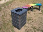 Coș de gunoi pentru loc de joacă și parc urban - BGL-6053 imagine 4