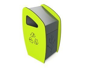 Coș de gunoi pentru loc de joacă și parc urban - BGL-6054