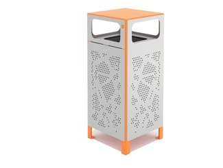 Coș de gunoi din tablă perforată - BGL-6109 imagine principala