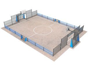 Teren de fotbal și baschet pentru loc de joacă - BGL-6402