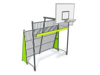 Poartă de fotbal cu coș de baschet pentru loc de joacă - BGL-6410 imagine principala