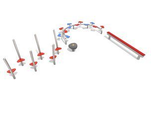 Cursă cu obstacole pentru loc de joacă - BGL-7028