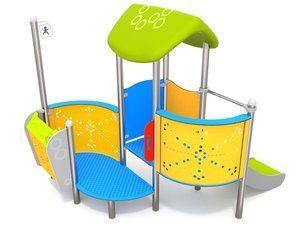 Căsuță cu un singur turn pentru copii mici pentru loc de joacă - BGL-7105