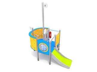 Set pentru copii mici cu tobogan pentru loc de joacă - BGL-7108 imagine principala