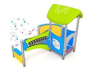 Căsuță cu instrument muzical pentru loc de joacă - BGL-7123