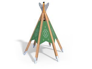 Tipi căsuță indiană pentru loc de joacă - BGL-80-1-21IX21-1F