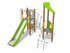Set cu două turnuri cu tobogan pentru loc de joacă - BGL-8016 miniatura 1