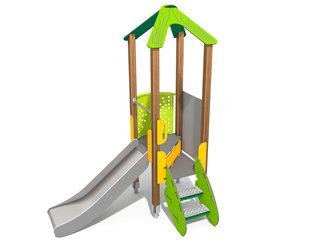 Căsuță cu tobogan pentru loc de joacă - BGL-8042 imagine principala