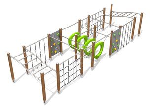 Structură de cățărare tip junglă pentru loc de joacă - BGL-8054