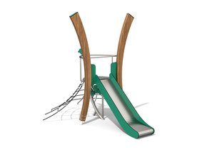 Tobogan pentru loc de joacă din materiale reciclate - BGL-8076 RECYCLED