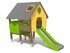 Căsuță cu tobogan pentru loc de joacă - BGL-8078 miniatura 1