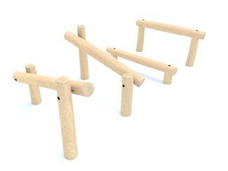 Cursă cu obstacole - gărdulețe pentru loc de joacă - BGL-8111 imagine principala