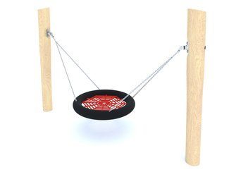 Leagăn tip cuib din salcâm pentru loc de joacă - BGL-8138 imagine principala