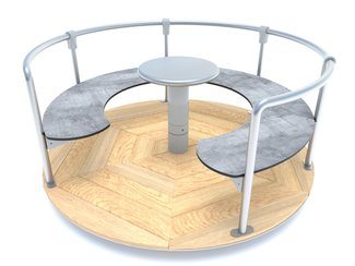 Carusel metalic Robinia pentru loc de joacă - BGL-8143 imagine principala