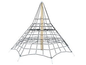 Piramidă de frânghii structură din salcâm pentru loc de joacă - BGL-8145