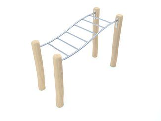 Scară orizontală din salcâm pentru loc de joacă - BGL-8148 imagine principala