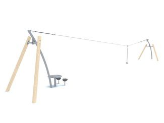 Tiroliană din salcâm pentru loc de joacă - BGL-8161 imagine principala