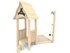 Căsuță cu groapă de nisip din salcâm pentru loc de joacă - BGL-8168 miniatura 4