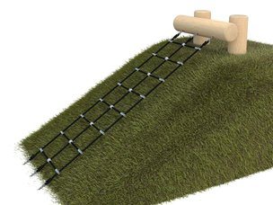 Structură de frânghii din salcâm pentru pantă - BGL-8409