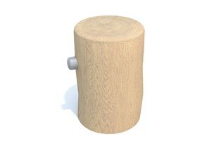 Treaptă din salcâm pentru loc de joacă - BGL-8416