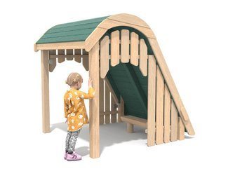 Căsuță deschisă din salcâm pentru loc de joacă - BGL-8450 imagine principala