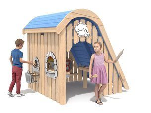 Brutărie - căsuță pentru loc de joacă din salcâm - BGL-8454