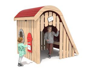 Poștă - căsuță pentru loc de joacă din salcâm - BGL-8455