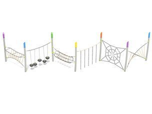Structură de frânghii pentru loc de joacă - BGL-9074