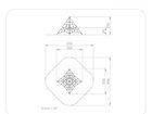 Structură de frânghii piramidă de cățărare pentru loc de joacă - BGL-9102 imagine 6
