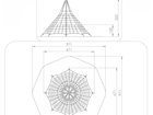 Structură de frânghii piramidă de cățărare pentru loc de joacă - BGL-9104 imagine 4