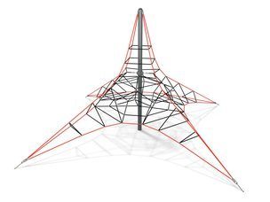 Structură de frânghii piramidă de cățărare pentru loc de joacă - BGL-9106