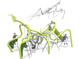 Cursă cu obstacole mare pentru loc de joacă - BGL-9301 imagine principala