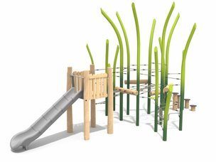 Set de frânghii cu tobogan - BGL-9406-7-15IX23-1A