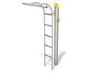 Scară fitness pentru sală în aer liber - BGL-7806 inox imagine 2