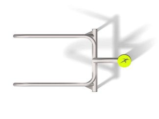 Bare paralele fitness pentru exterior - BGL-7814 inox imagine principala