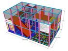 Labirint modular cu etaj din panouri LKMPS1535E